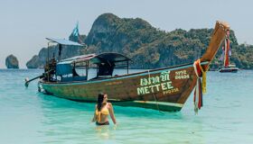Krabi Beach and tourist Thailand